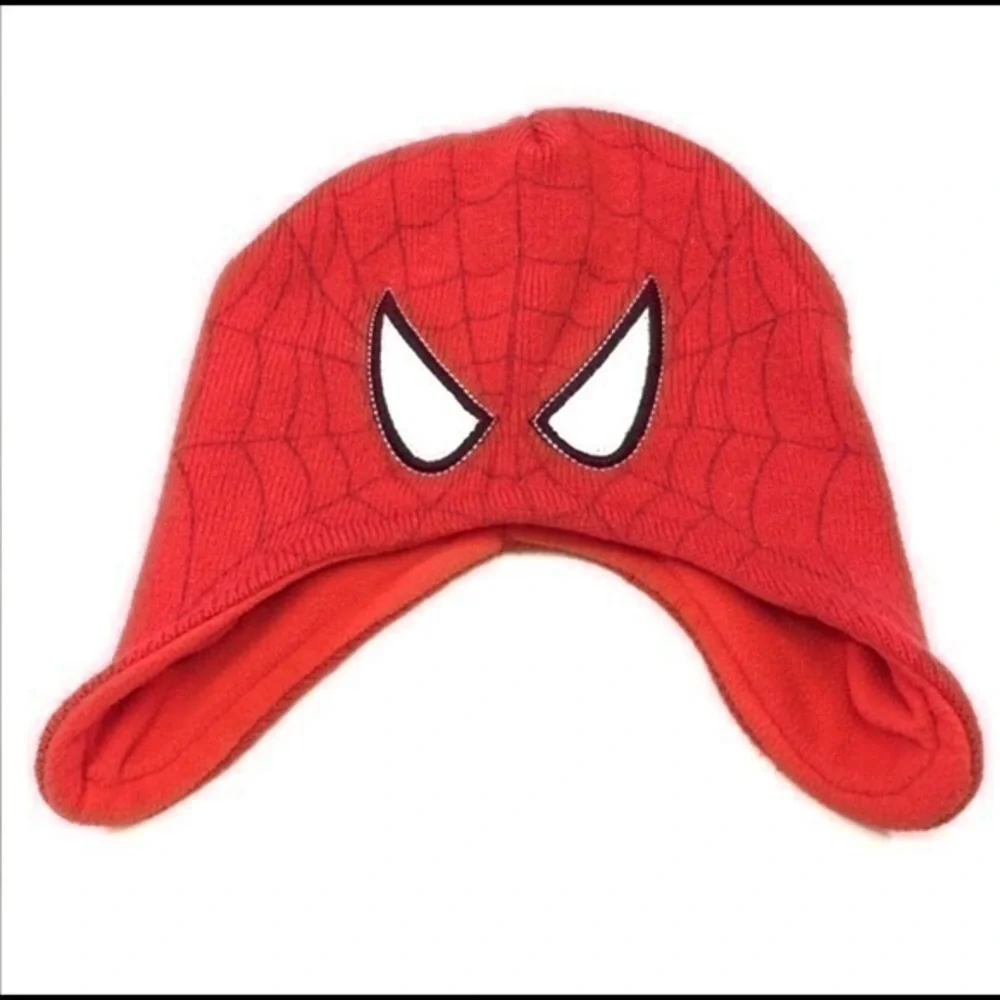 Disney Spider-Man Boys Beanie Solid Red One Size